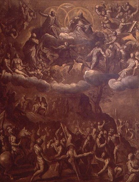 The Crucifixion of St. Peter, c.1615 (olja på duk) av Palma Il Giovane