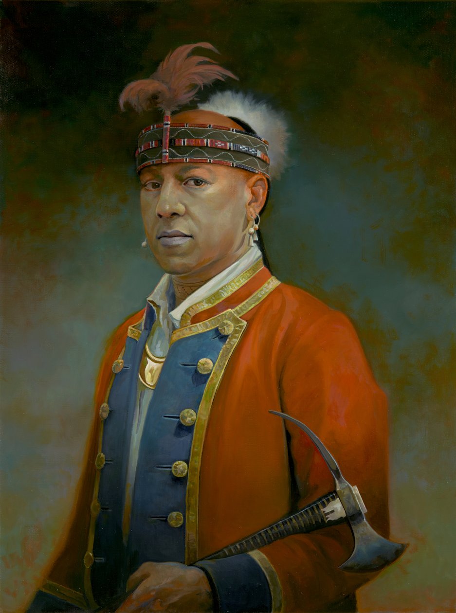 Allied to the King, 2017 (olja på duk) av Pamela Patrick White