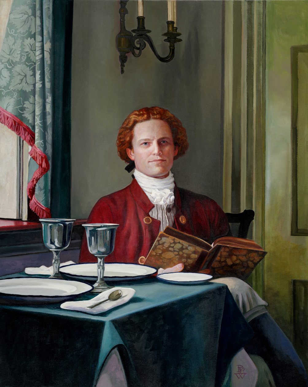 Jefferson, 2005 (olja på duk) av Pamela Patrick White