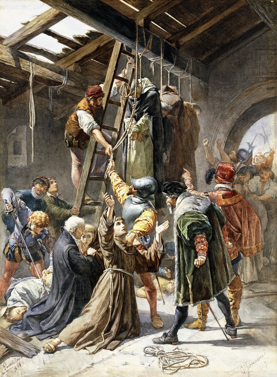 Martyrerna, av Paolino Pavesi