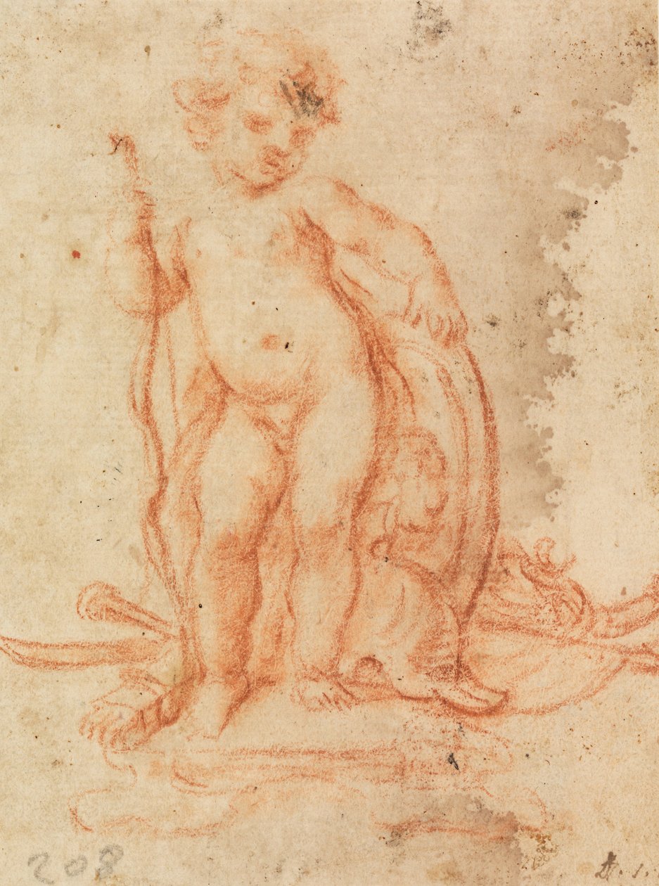 Design for Cupid and Trophy of Arms av Paolo de Mattheis