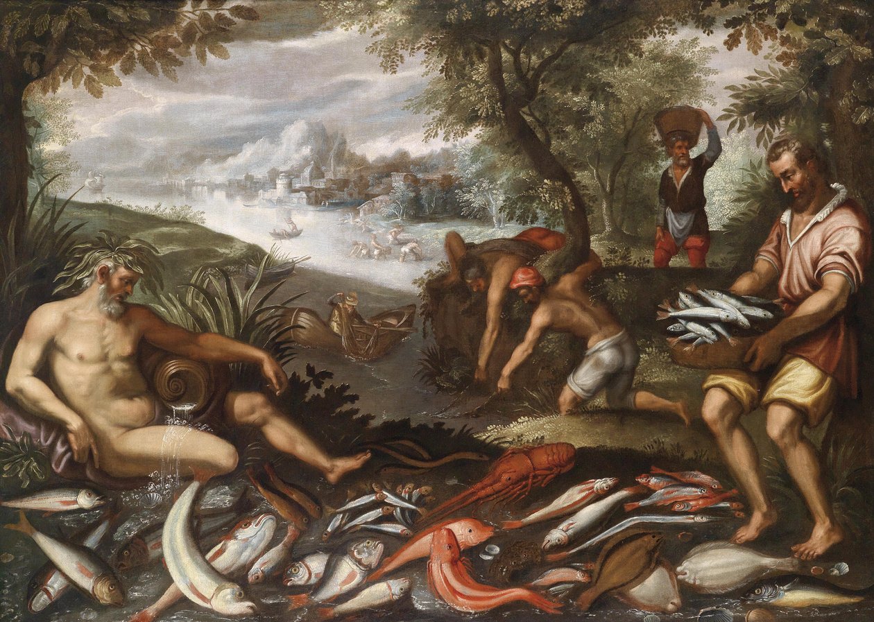 Allegorie des Wassers av Paolo Fiammingo