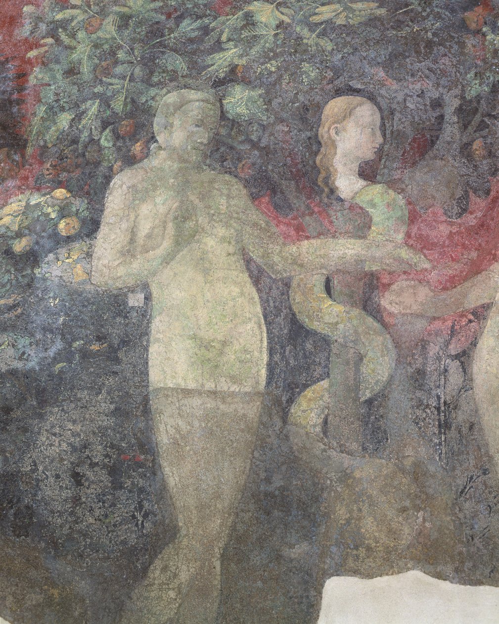 Evas skapelse och arvsynden, Green Cloister, 1432-36 av Paolo Uccello