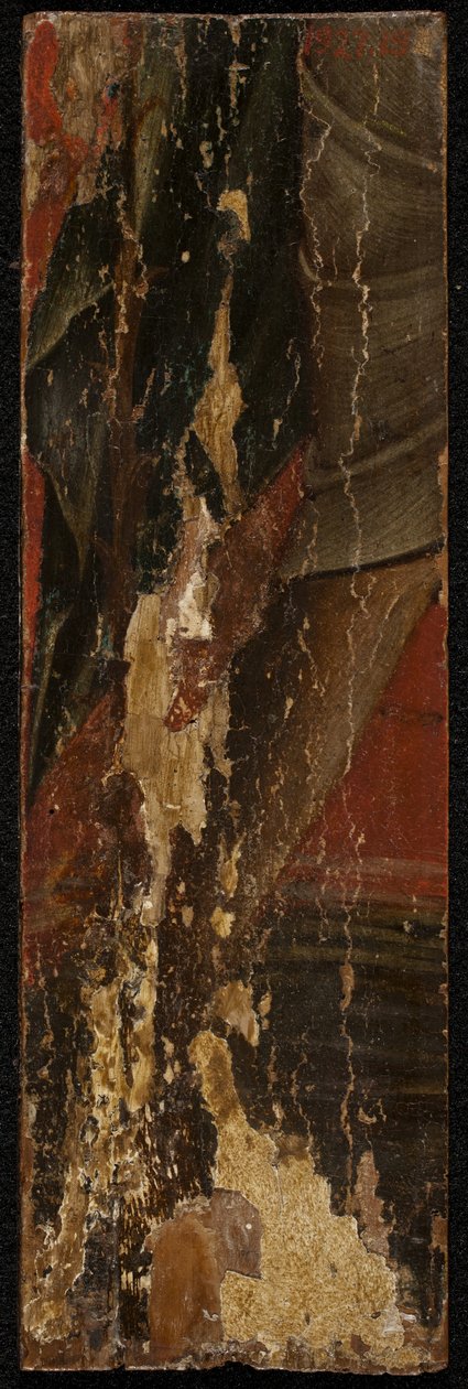 Saint Frances (bagsiden af panelet), midten af 1300-tallet (tempera på panelet) (se også 5242334-36) swed av Paolo Veneziano