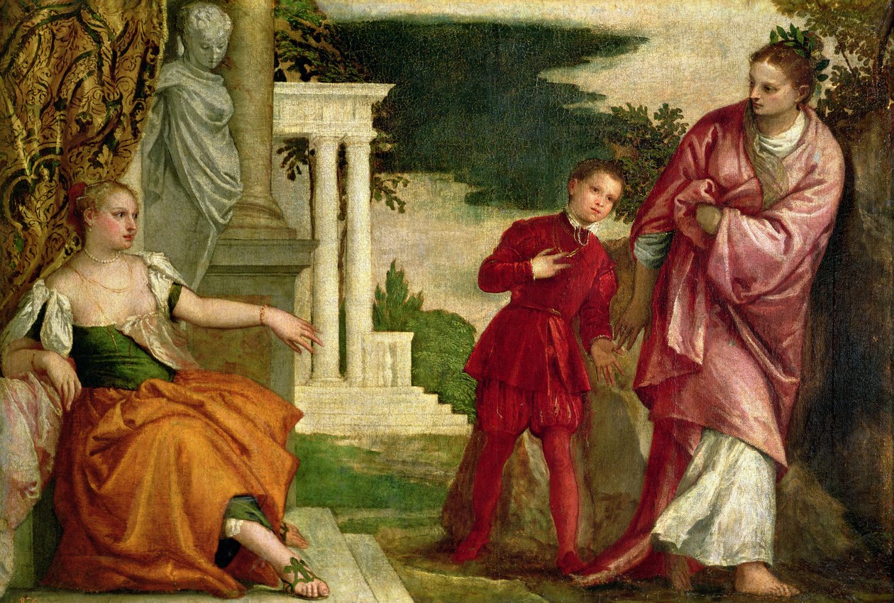En ung man mellan dygd och last av Paolo Veronese