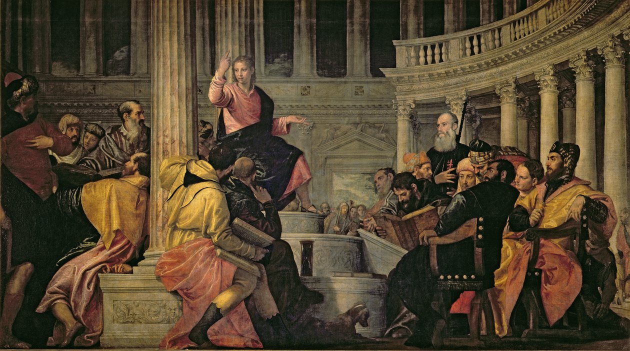 Keriso ma Fomai i le Malumalu, 1548 swed av Paolo Veronese