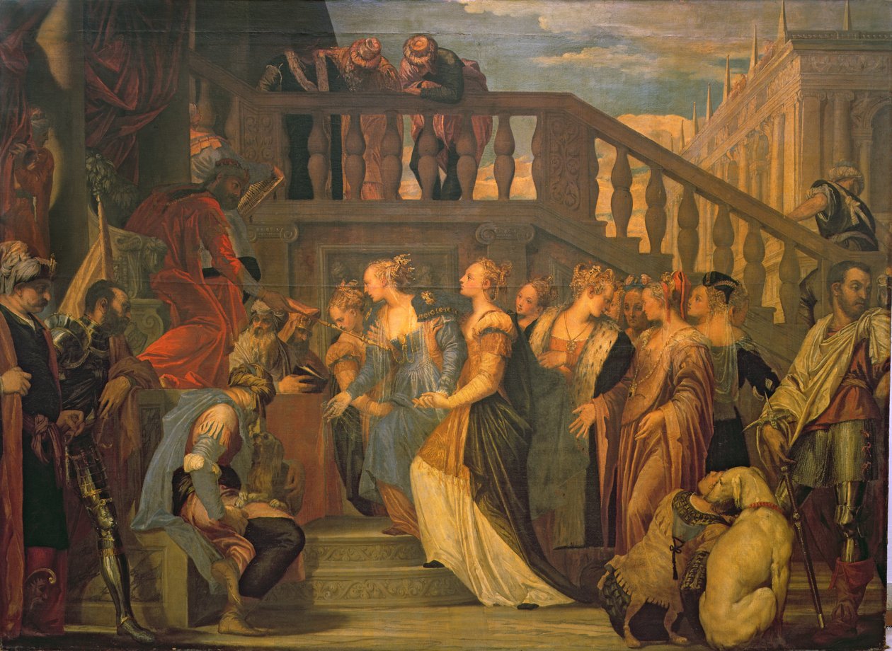 Ester och Ahasveros av Paolo Veronese