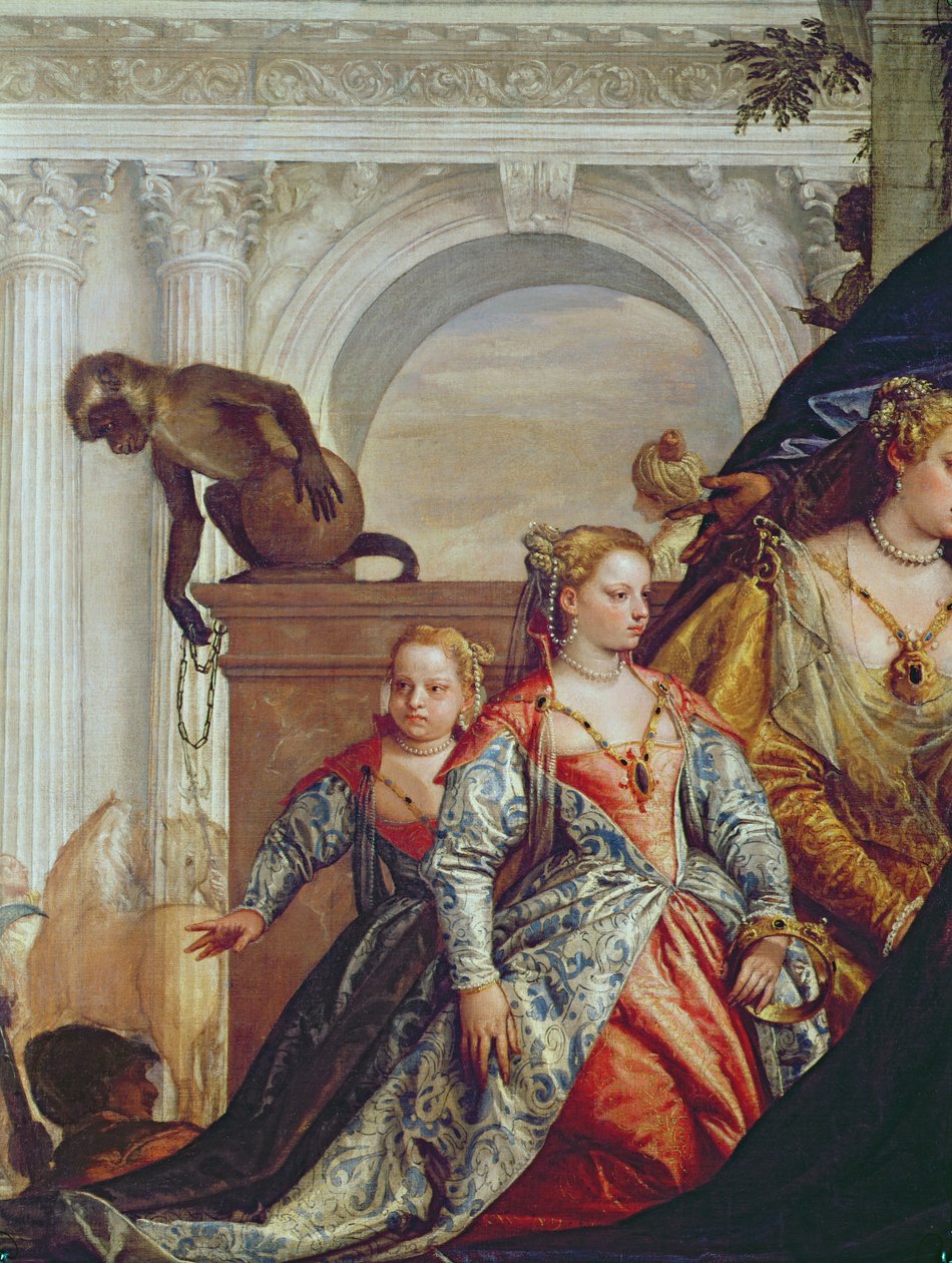 Familj av Darius före Alexander den store (356-323 f.Kr.) (detalj av 2915) av Paolo Veronese