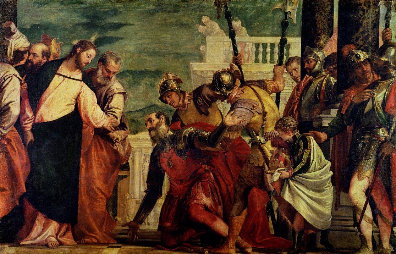 Jesus och centurionen av Paolo Veronese