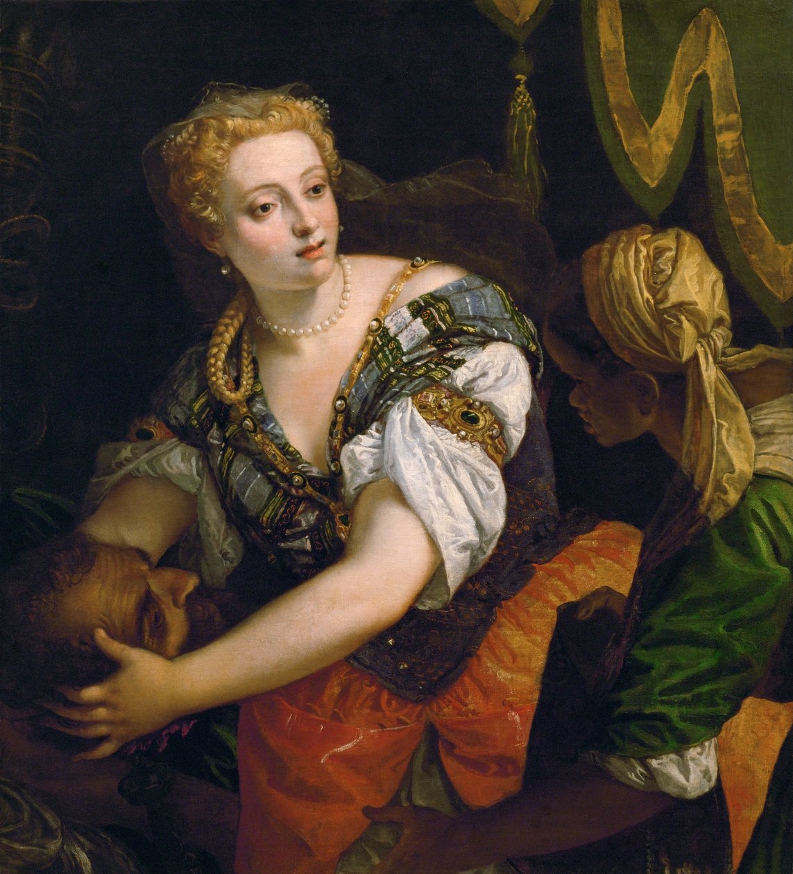 Judith with the Head of Holofernes av Paolo Veronese