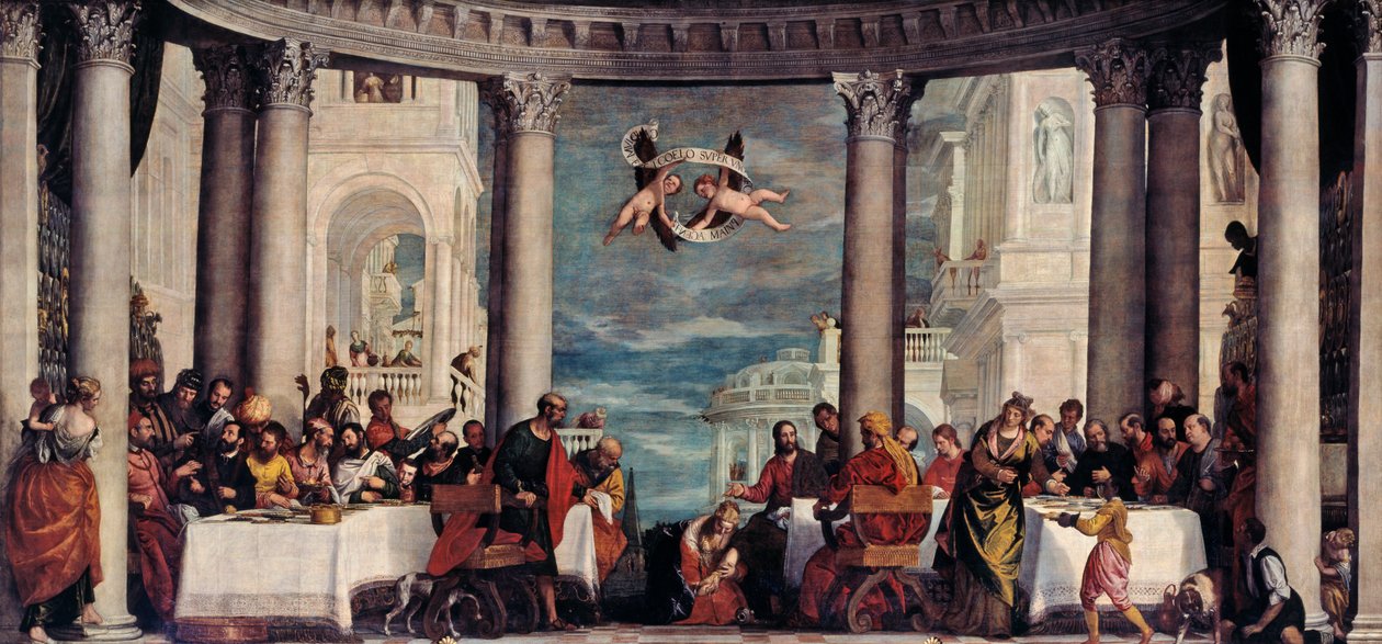 Le Repas chez Simon le Pharisien av Paolo Veronese