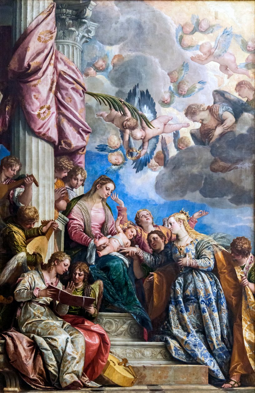 Mystical Marriage of Saint Catherine av Paolo Veronese