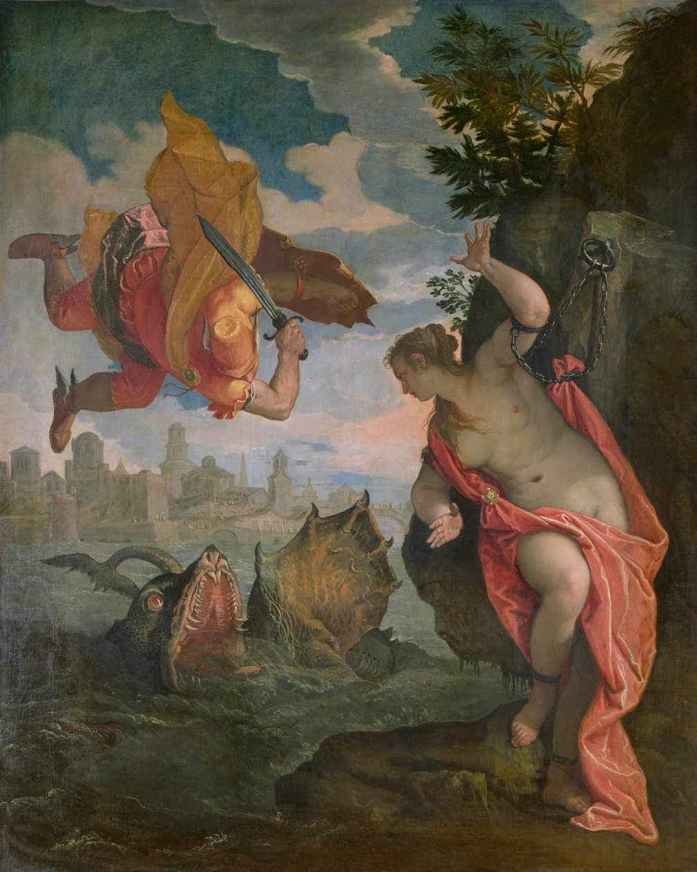 Perseus räddar Andromeda av Paolo Veronese