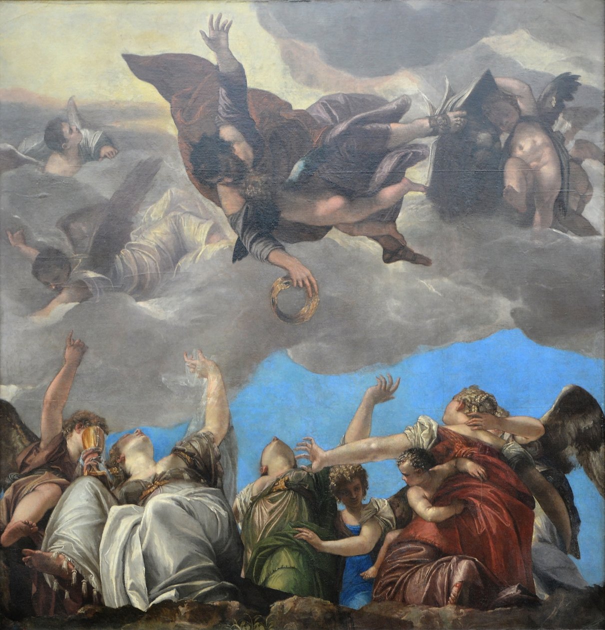 Sankt Markus belönar dygderna av Paolo Veronese