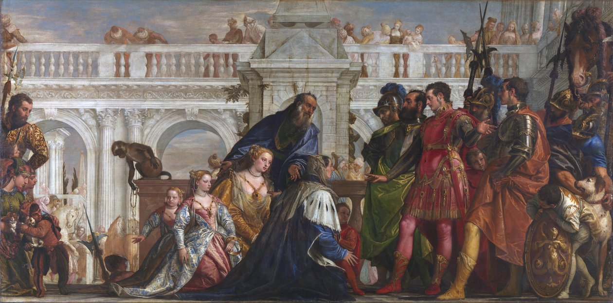 Darius familj före Alexander den store (356-323 f.Kr.), 1565-67 av Paolo Veronese