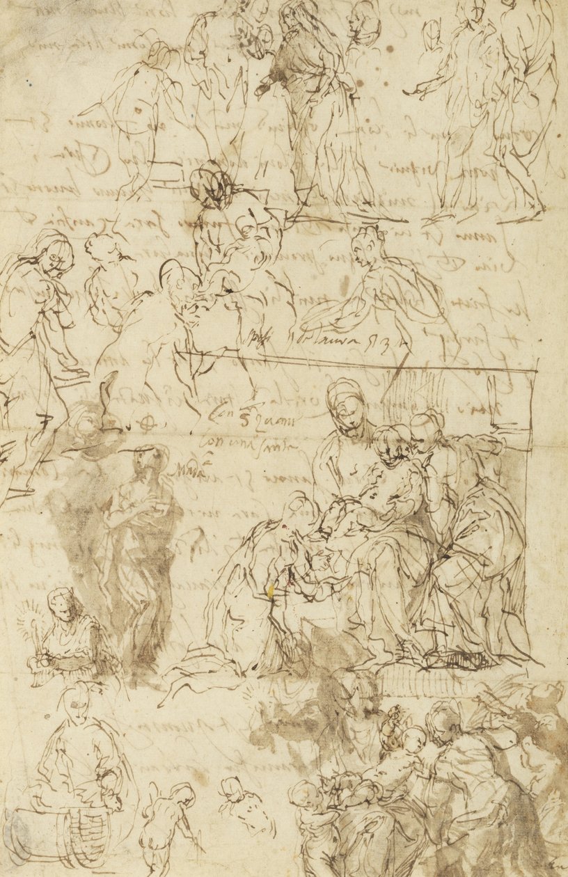 The Mystic Marriage of Saint Catherine and other studies av Paolo Veronese