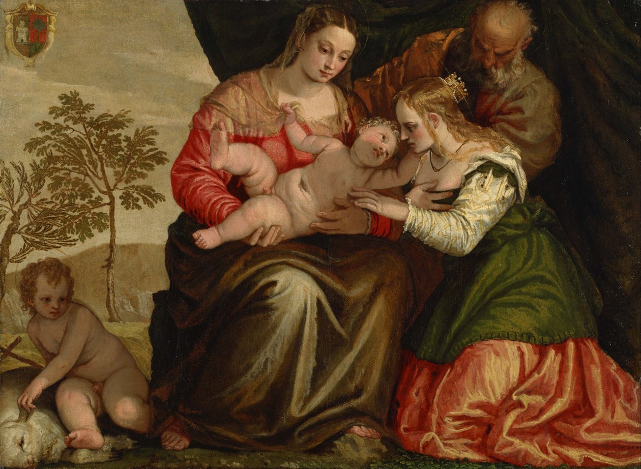 The Mystic Marriage of St. Catherine av Paolo Veronese