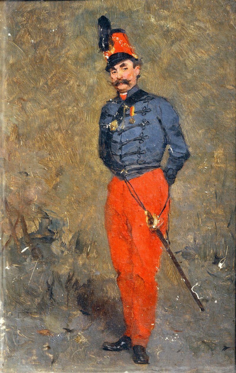 Porträtt av Luigi Comastri (olja på duk) av Paolo Bedini