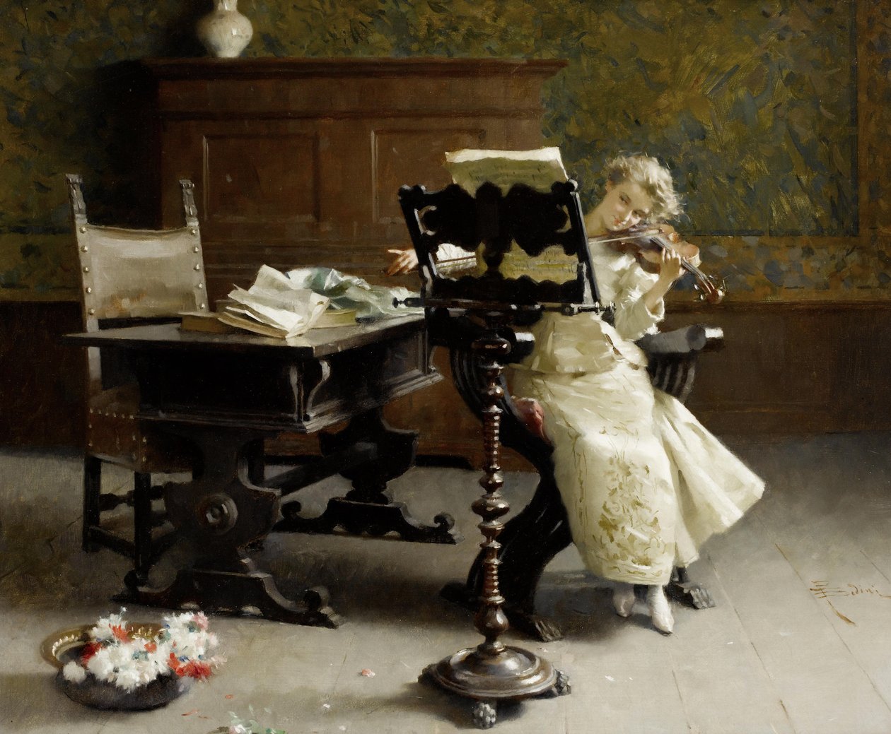 Violinisten. av Paolo Giovanni Bedini