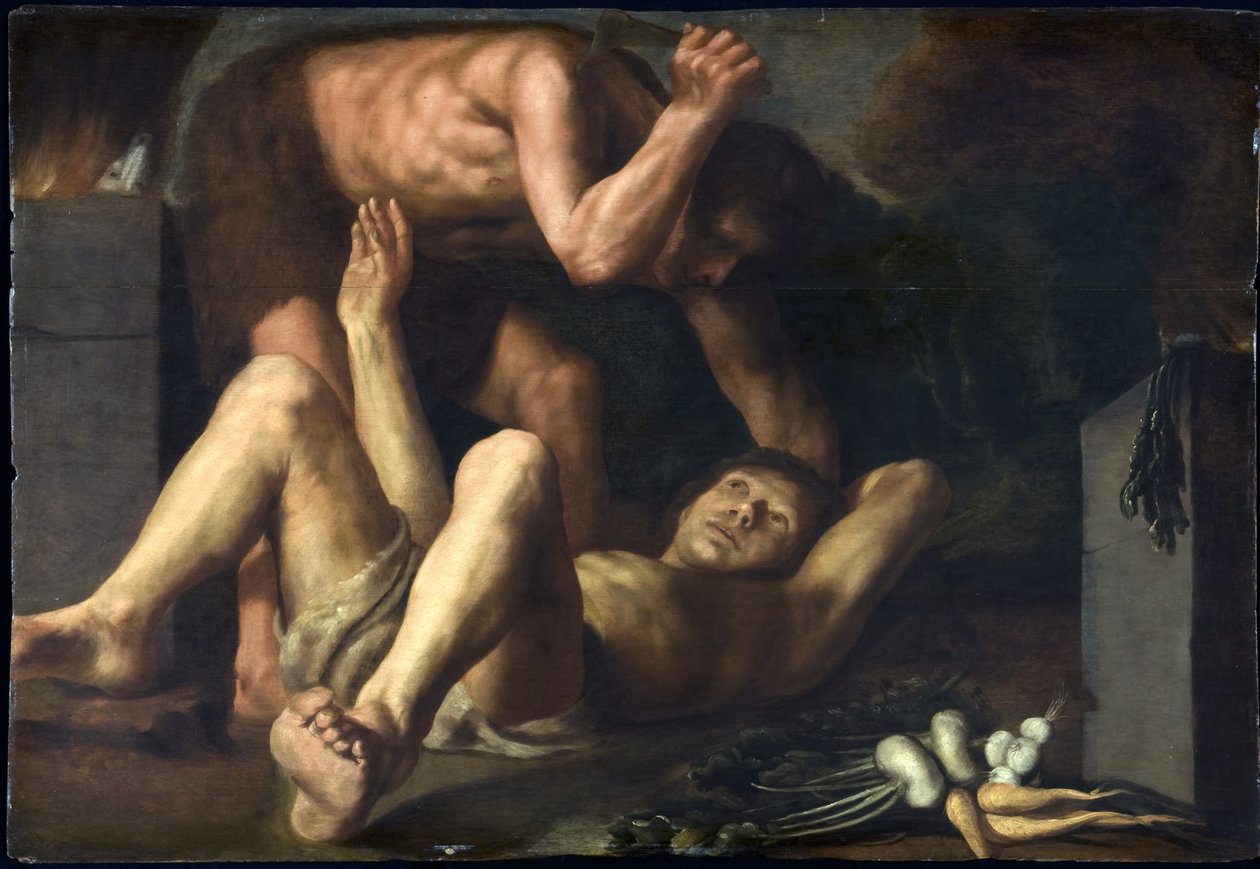 Kain och Abel, ca. 1610 av Paolo Guidotti