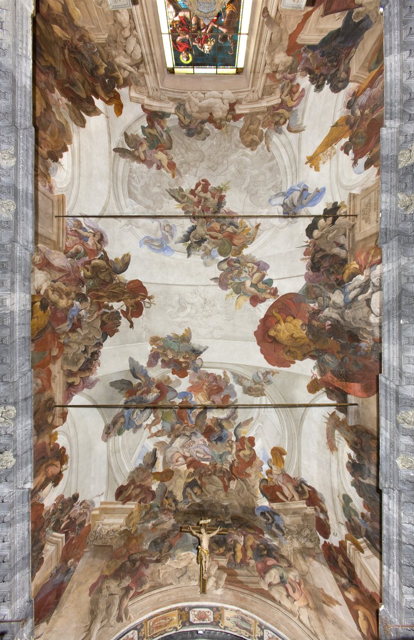 Valv med fresker, c.1696-97 av Paolo Pagani