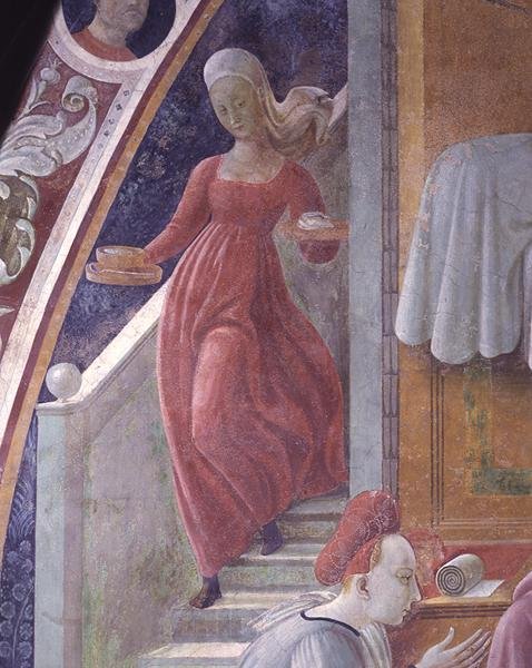 Jungfruns födelse, från antagandets kapell av Paolo Uccello