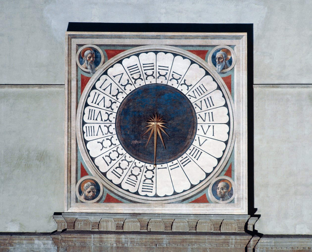 Urtavla med huvuden av profeter av Paolo Uccello