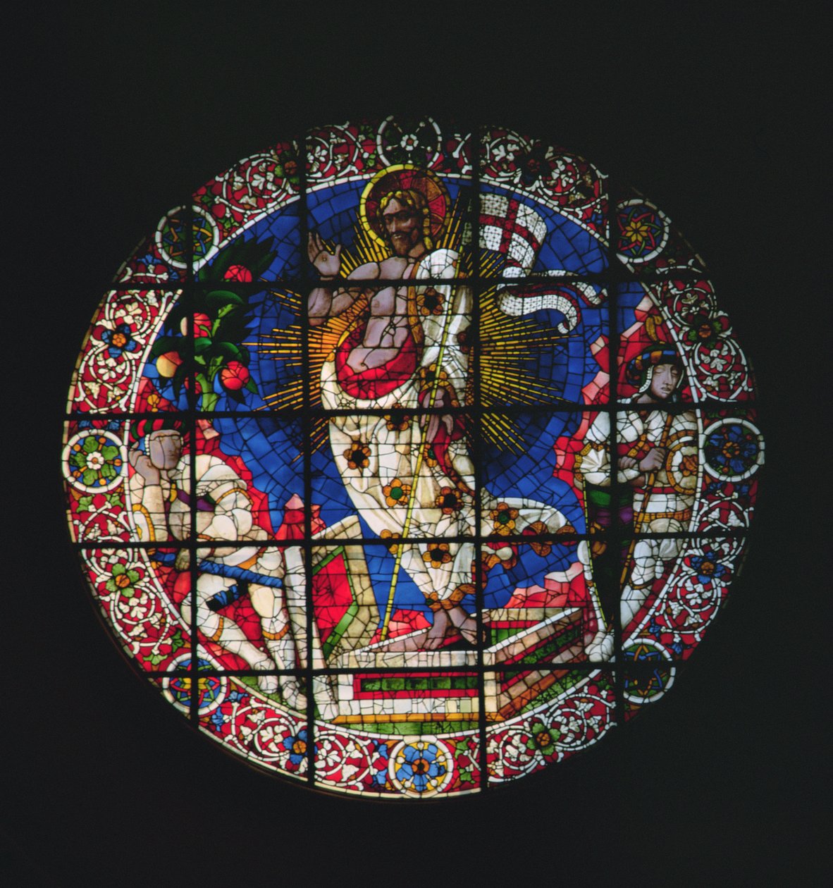 Oculus skildrar uppståndelsen, 1443 av Paolo Uccello