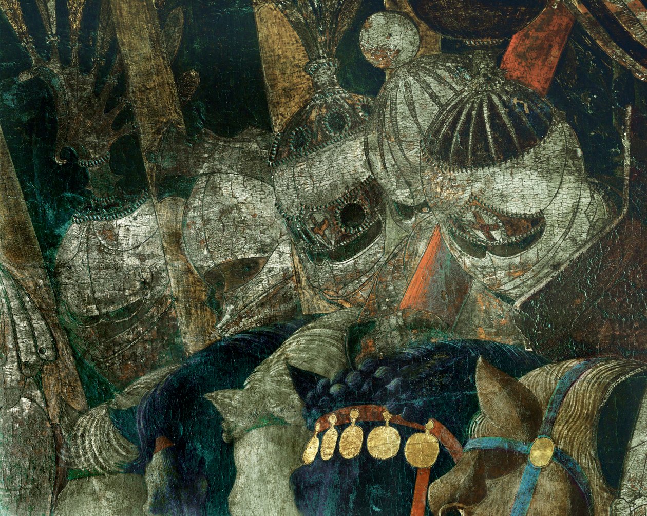 Slaget vid San Romano mellan Florens och Siena år 1432... av Paolo Uccello