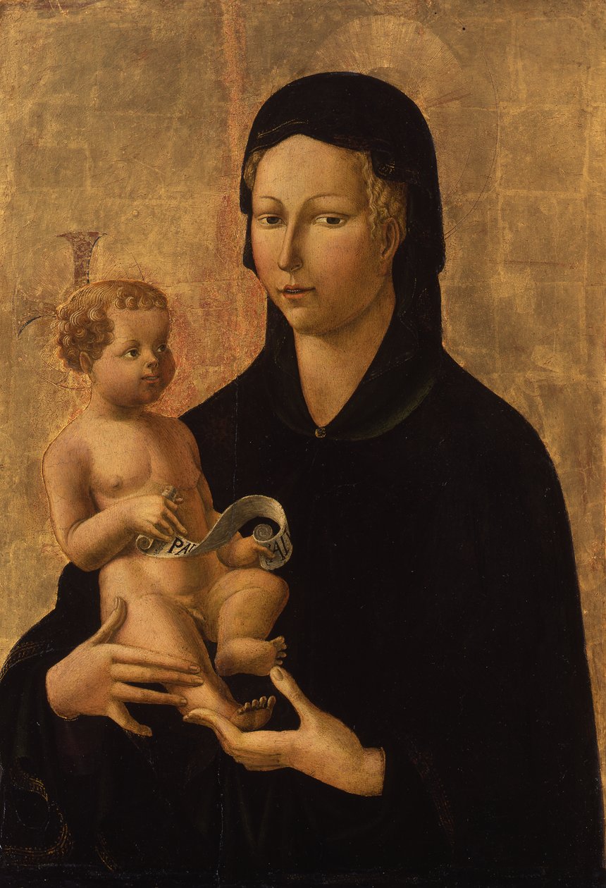 Jungfrun och barnet av Paolo Uccello