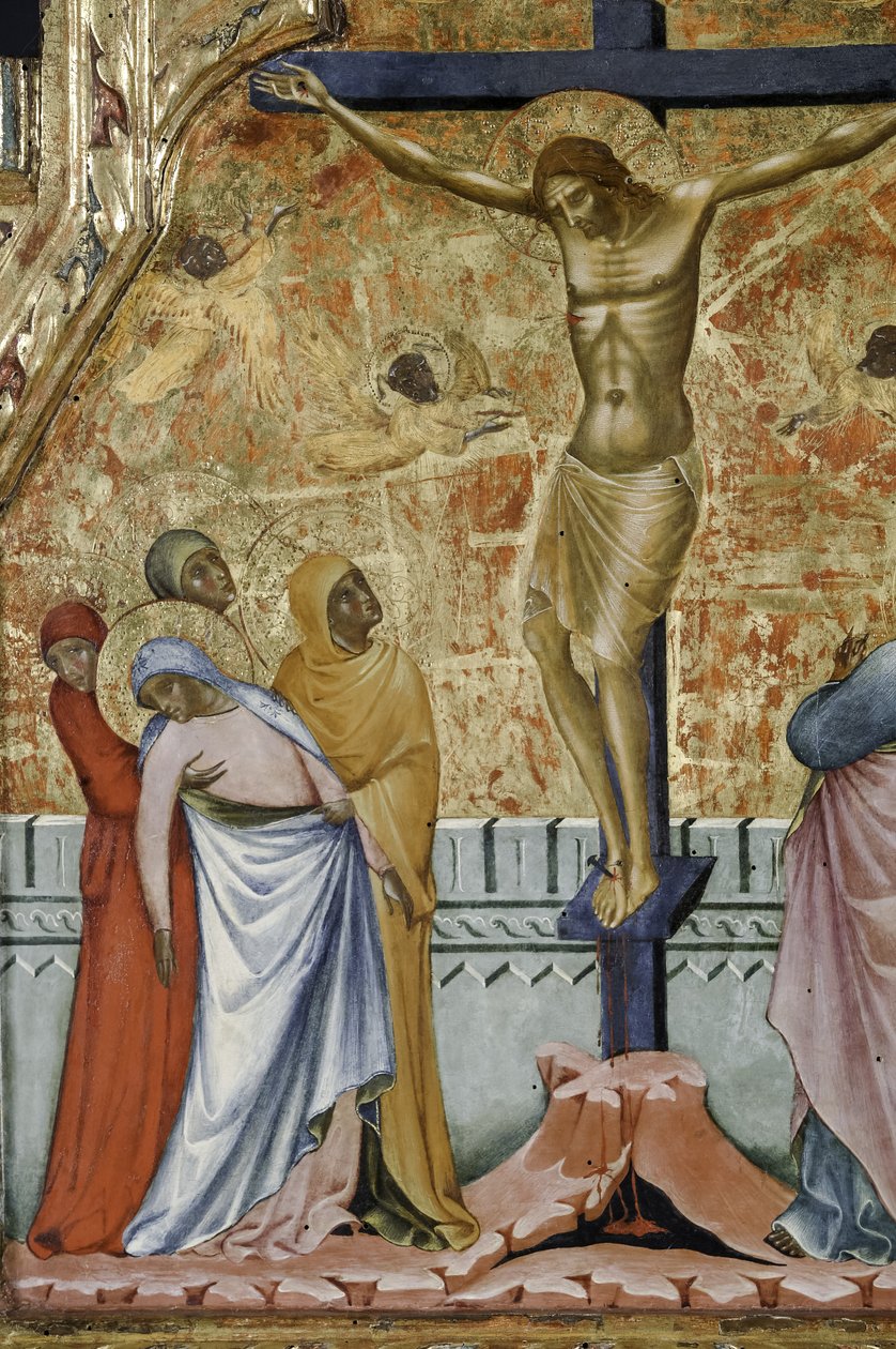 Korsfästelse, detalj av av Paolo Veneziano