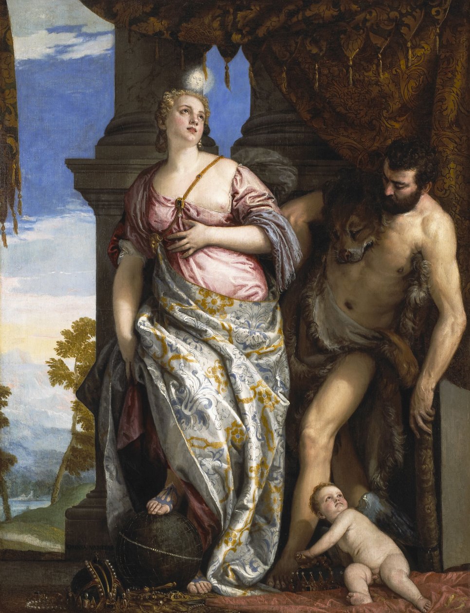 Allegori om visdom och styrka av Paolo Veronese
