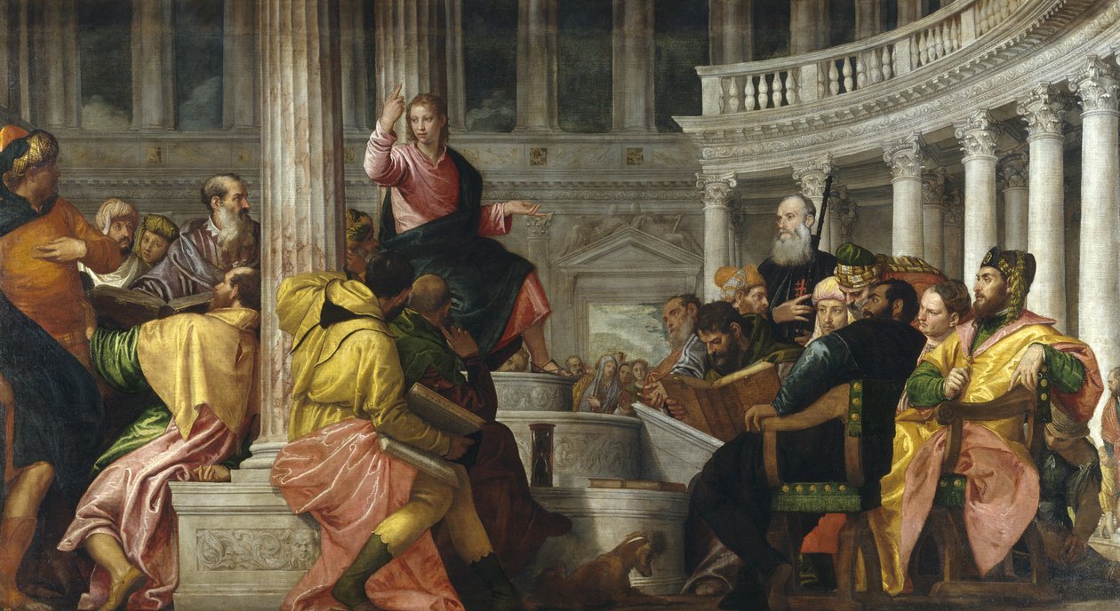 Kristus bland läkarna av Paolo Veronese