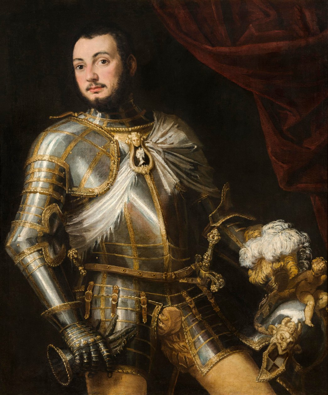 Porträtt av greve Collaltino Collalto 1523-1569. av Paolo Veronese