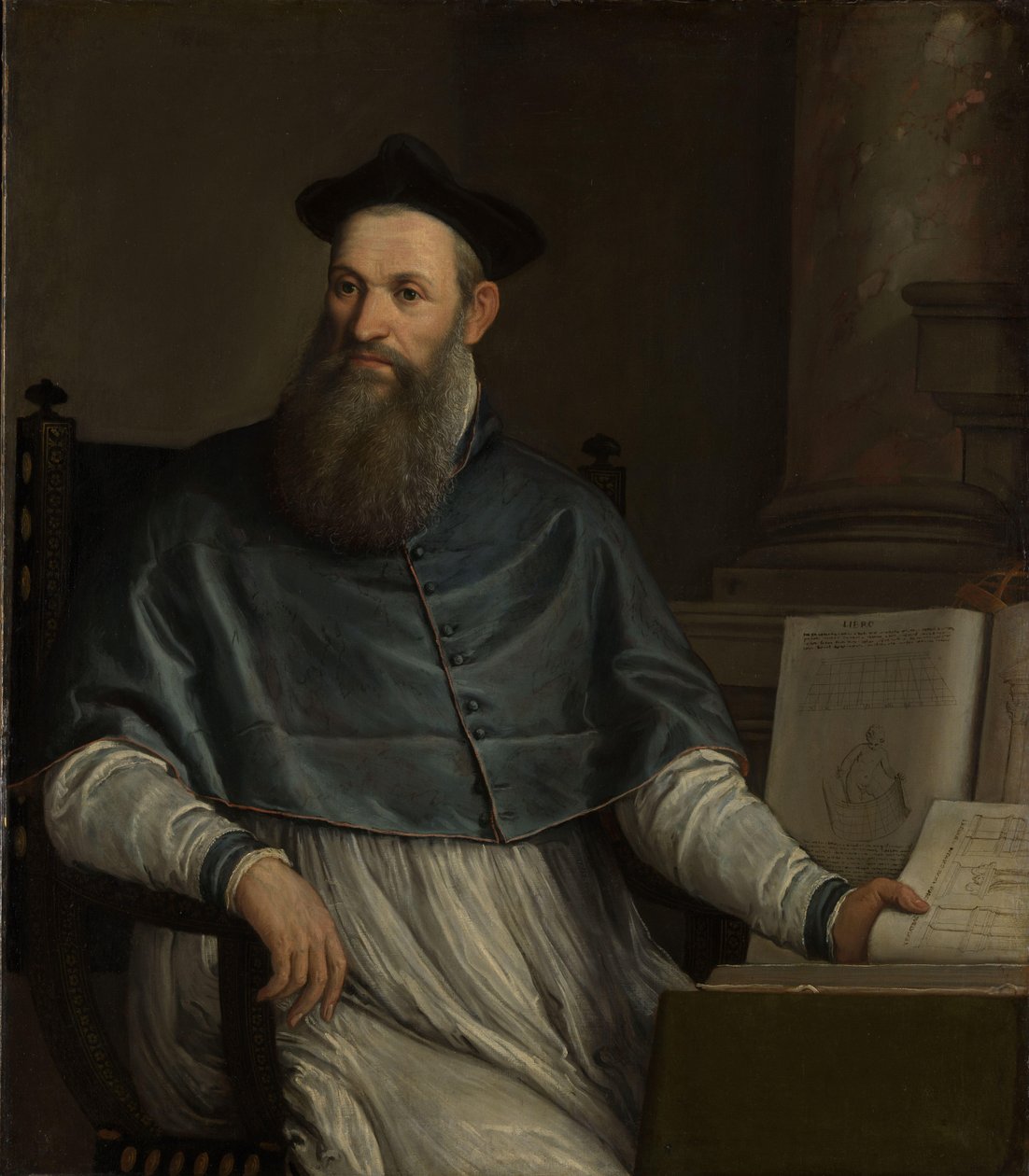 Porträtt av Daniele Barbaro av Paolo Veronese