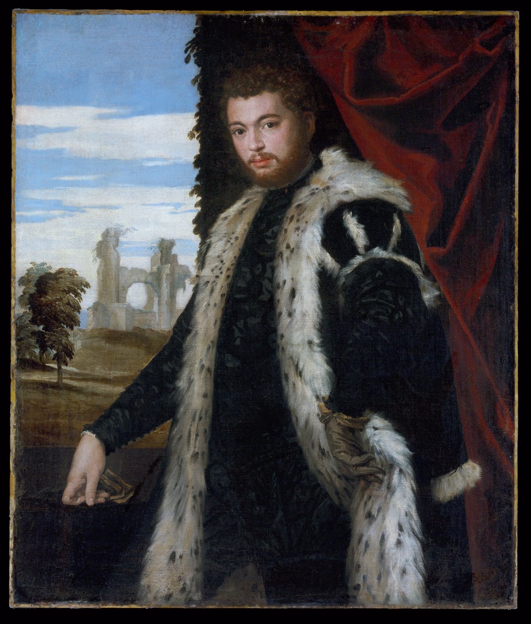 Porträtt av en man av Paolo Veronese