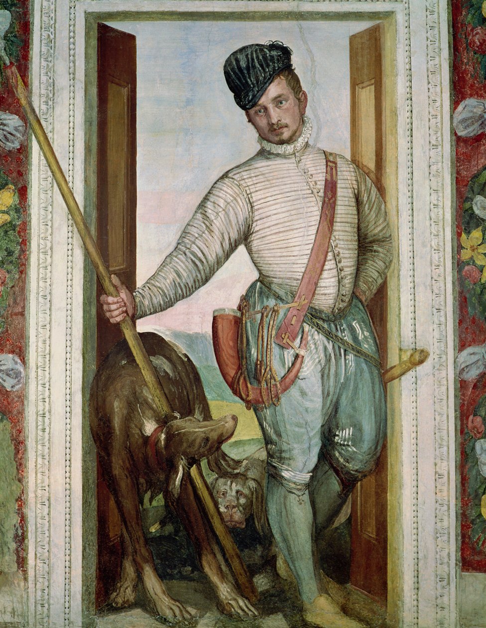 Självporträtt i jaktdräkt, 1562 av Paolo Veronese