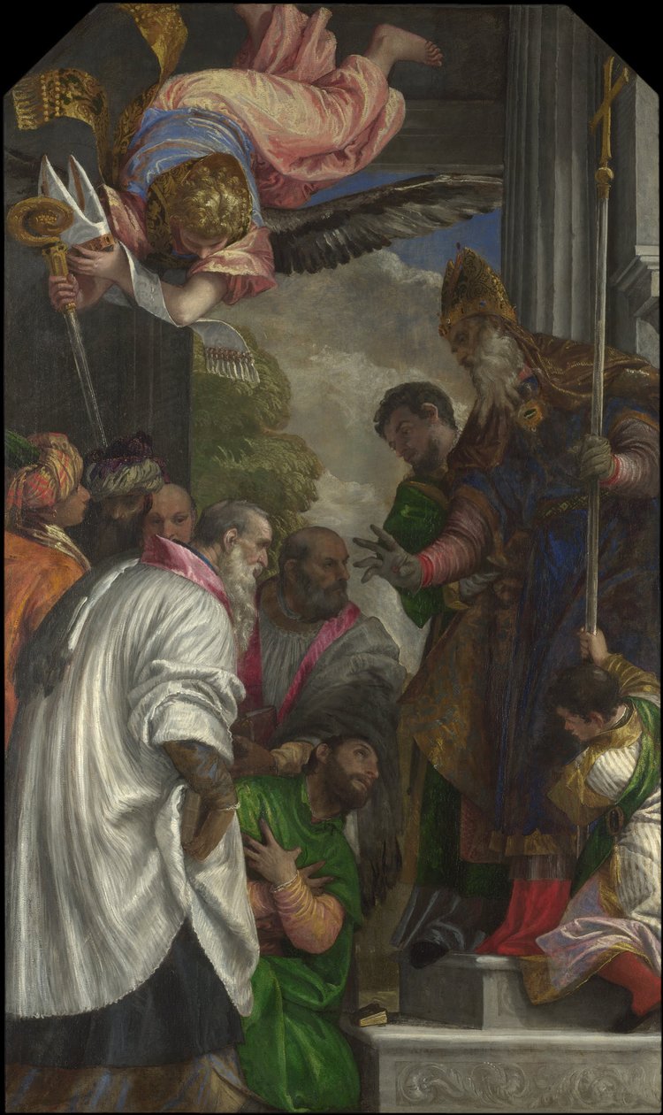 Sankt Nikolaus invigning, 1562 av Paolo Veronese