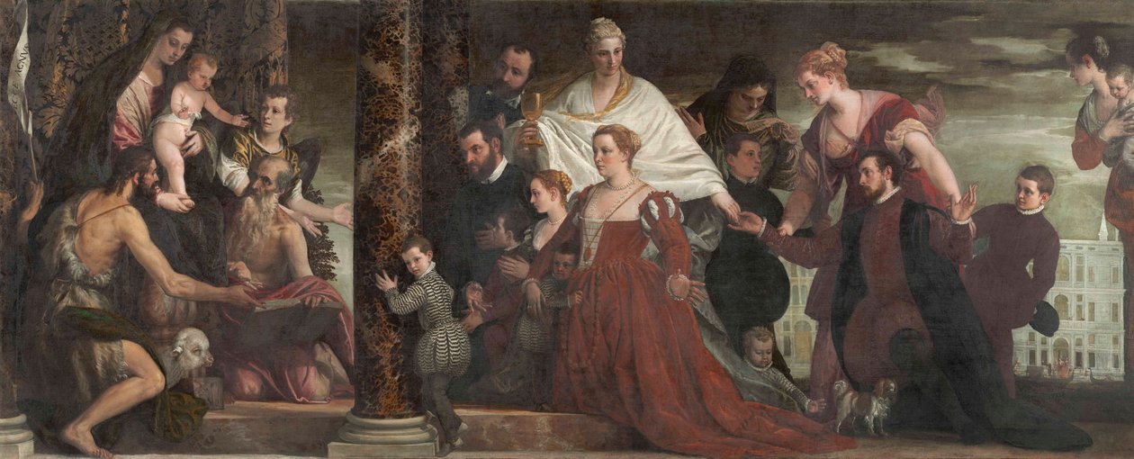 Cuccina-familjens Madonna av Paolo Veronese