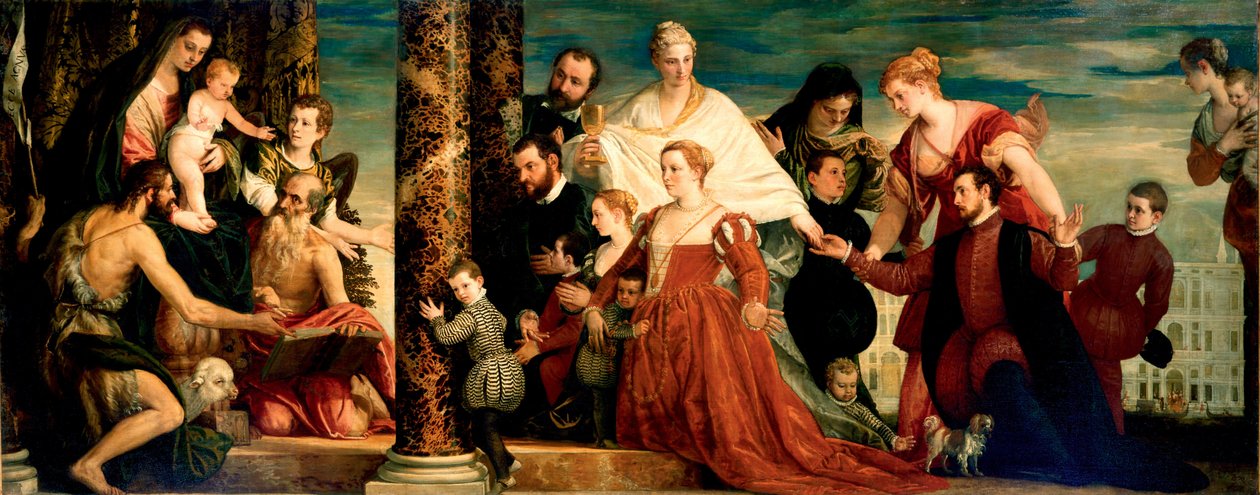 Madonnan av familjen Cuccina, ca 1571-1572 av Paolo Veronese