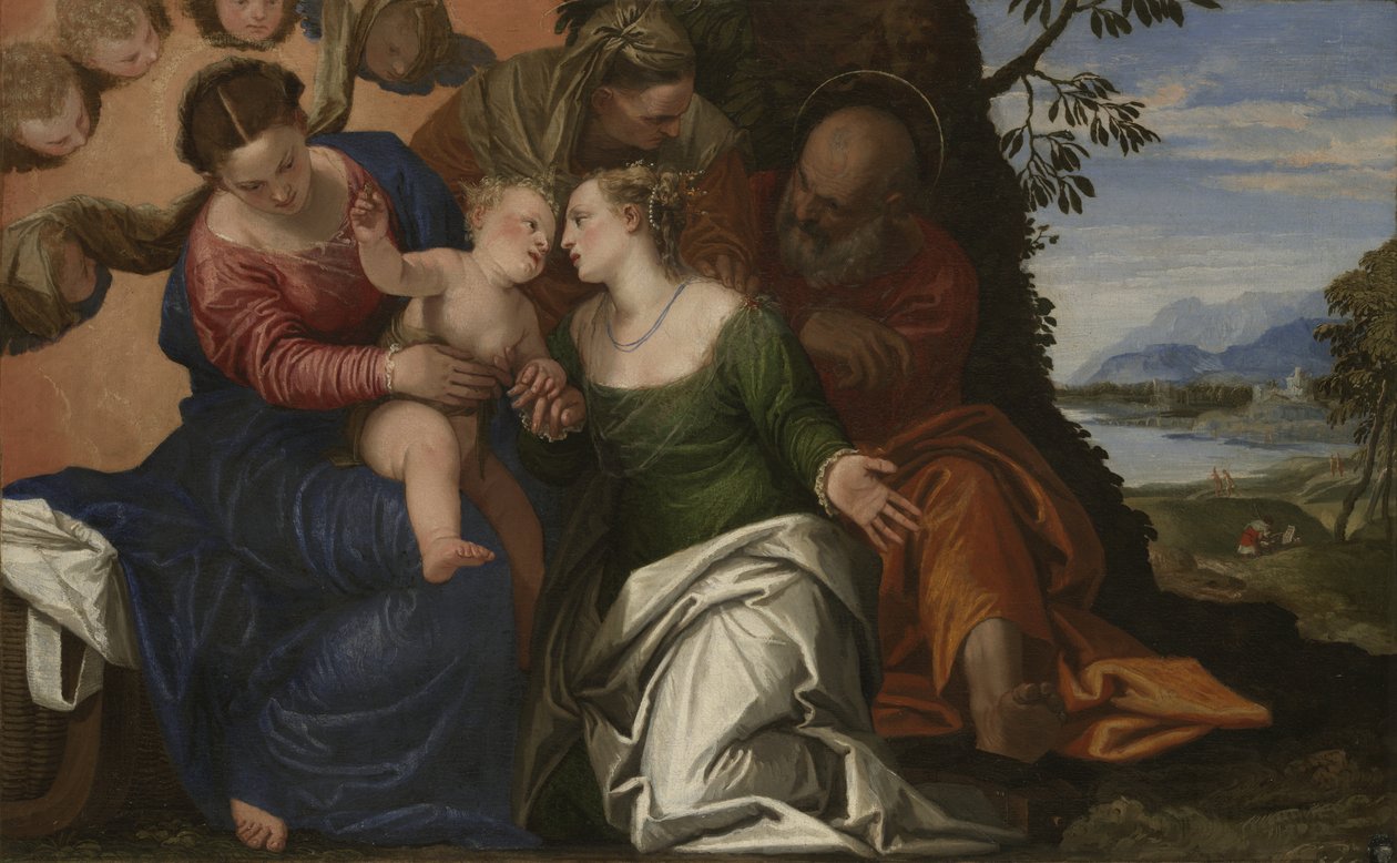 Sankta Katarina av Alexandrias mystiska äktenskap, c.1547–50 av Paolo Veronese