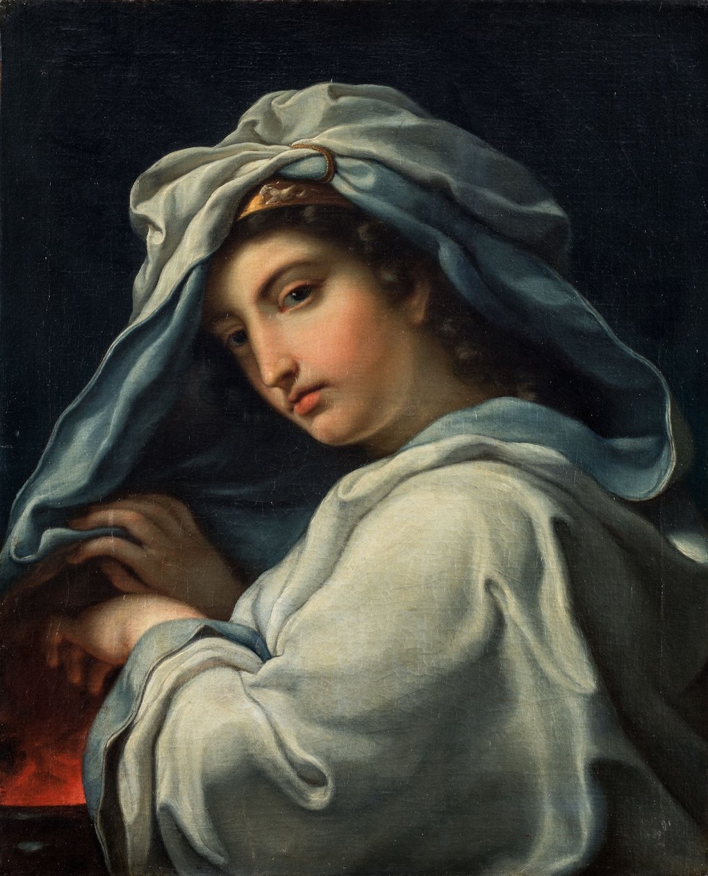Allegory of Winter (olja på duk) av Paolo di Matteis