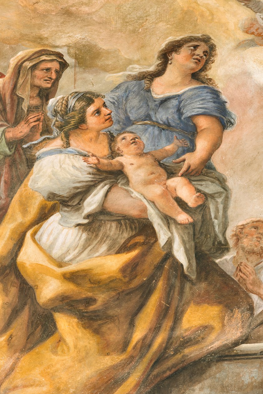 Fresker som skildrar Sankt Cataldos liv av Paolo di Matteis