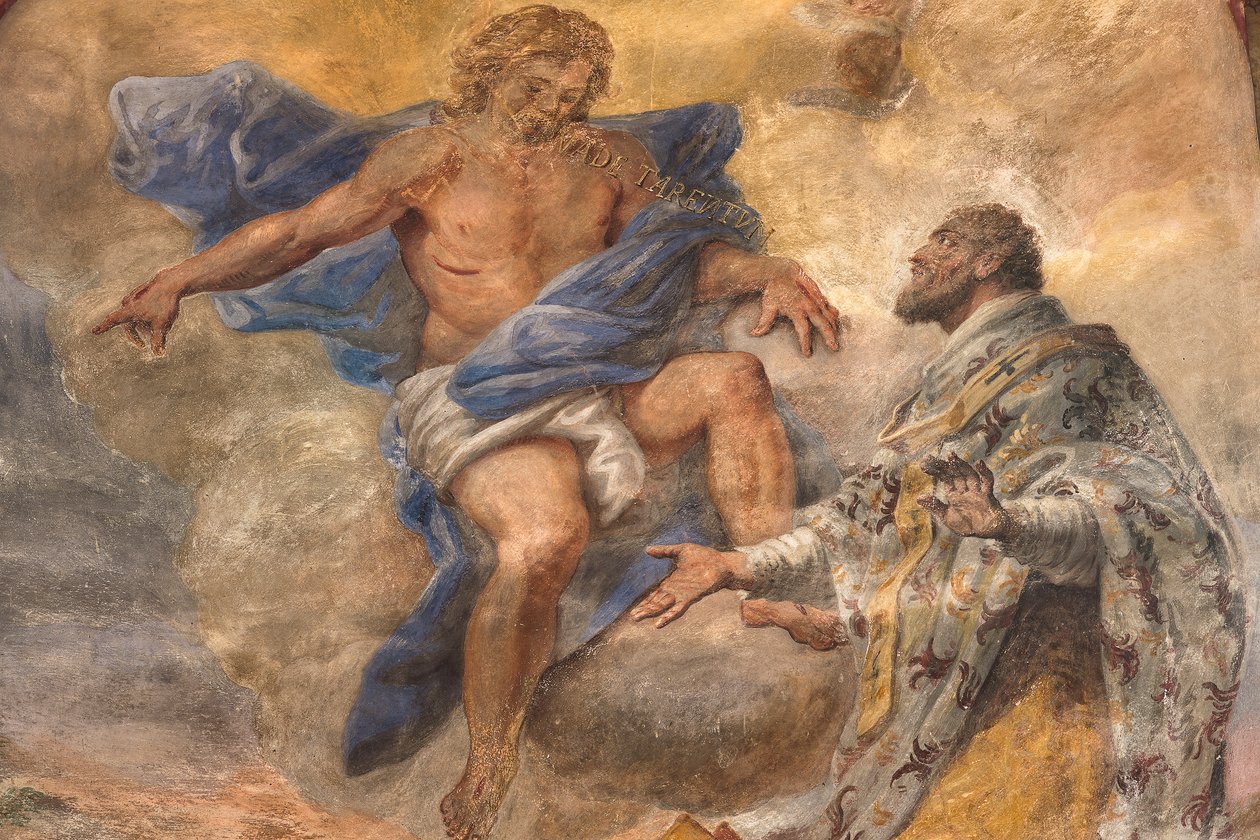 Fresker som skildrar Sankt Cataldos liv av Paolo di Matteis