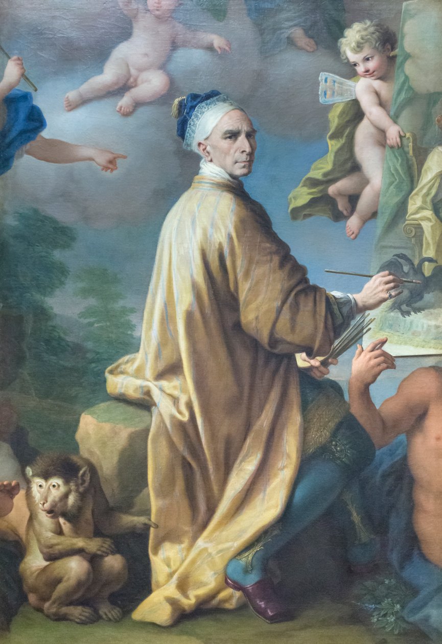 Självporträtt, post 1714, Paolo de Matteis (olja på duk) av Paolo di Matteis