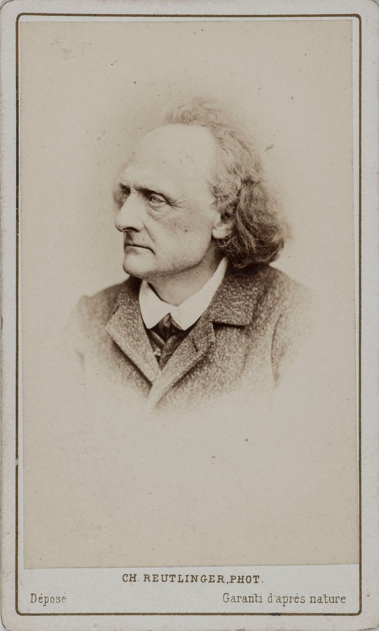 Porträtt av pianisten och kompositören Henry Litolff 1818-1891. av Paris . Photo studio Reutlinger