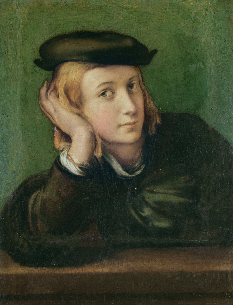 Porträtt av en ung man (som tidigare troddes vara ett självporträtt av Raphael), ca 1528-30 av Parmigianino