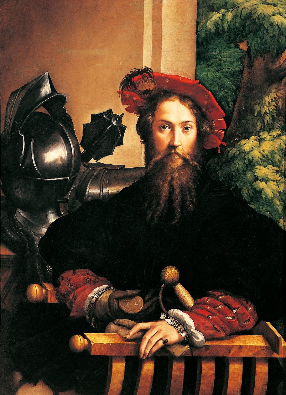 Porträtt av Galeazzo Sanvitale av Parmigianino