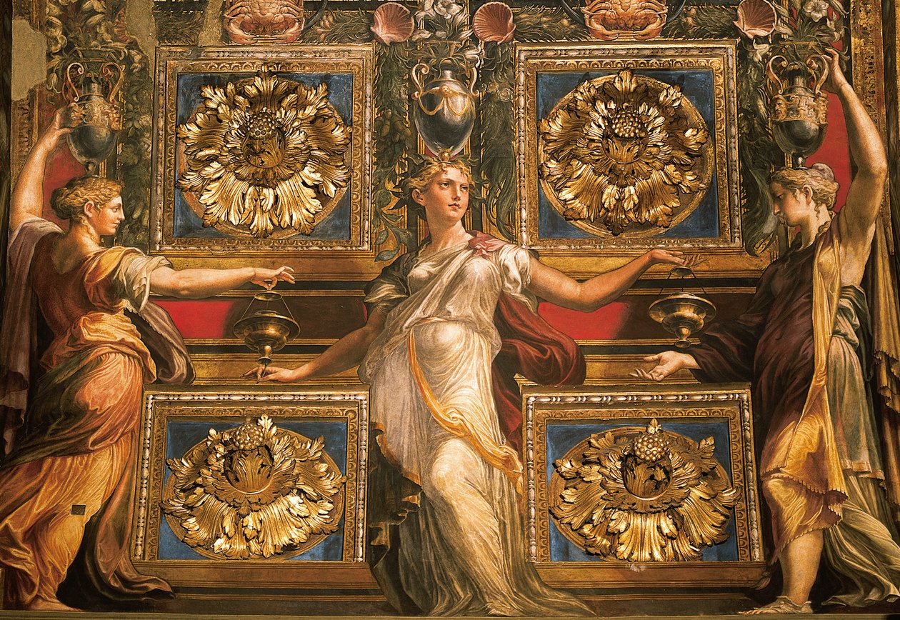Three Foolish Virgins, av Francesco Mazzola, känd som Parmigianino av Parmigianino
