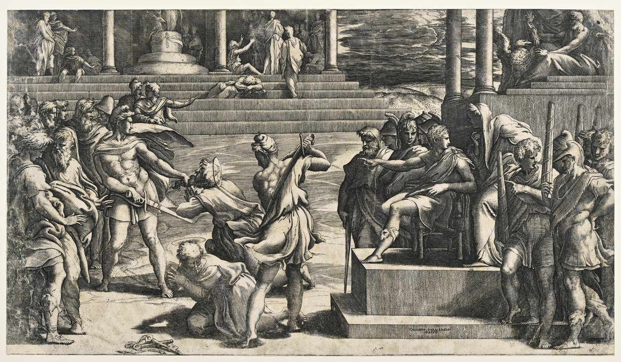Sankt Peter och Paulus martyrskap av Parmigianino